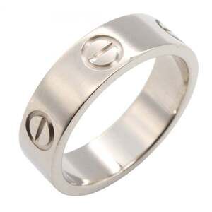 CARTIER 18k Silver Love Ring